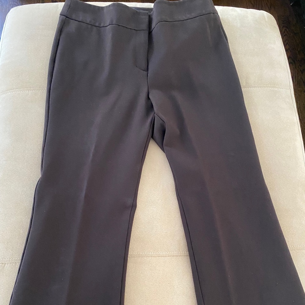 Misses Talbots chocolate brown slacks size 8